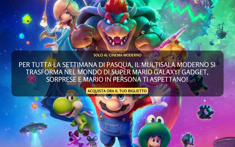 Super Mario Galaxy al Multisala Moderno